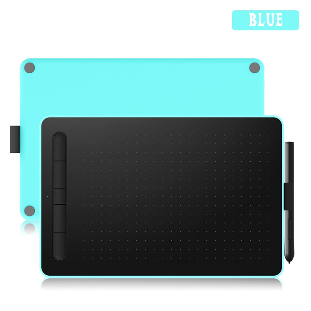 10 inch WP9620 Master Graphic Tablet 8192 Levels Digital Drawing Tablet No need charge Pen Tablet Support Android Phone: Blue