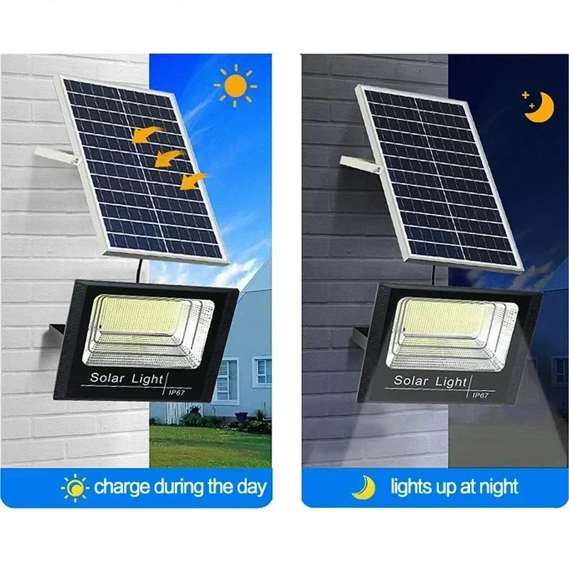30 W/60 W/100 W200 W Solar Schijnwerpers Afstandsbediening Aangedreven Spotlight Outdoor Waterdichte IP67 Villa Straatlantaarn Verstelbare Hoek