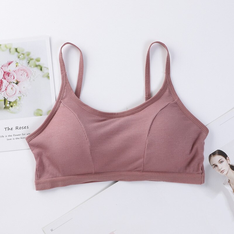 Cotton Sport Bra Underwear Women Solid Fitness Lingerie Streetwear Bralette Tube Top Seamless Yoga Crop Top Vest for Female: YG947BR