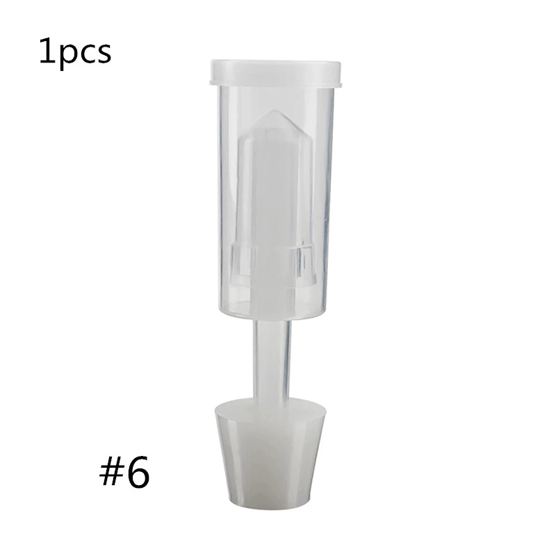 camera d'equilibrio in plastica impostato camera d'equilibrio per birra fatta in casa con occhielli in silicone Cilindro per birra Fermentor aria serratura Scarico unidirezionale sigillato ad acqua