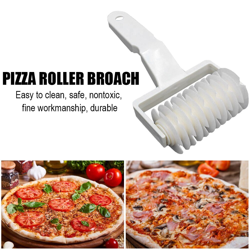 Gebak Rooster Roller Cutter Plastic Pull Netto Pizza Mes Wiel Pasta Rooster Roller Cutter Deeg Biscuit Pie Keuken Bakken