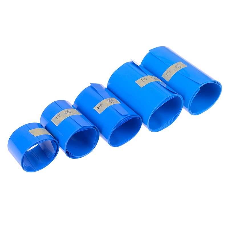 1M PVC cinta retráctil 30-85mm 18650 batería de litio Tubo termorretráctil Li-ion CUBIERTA Cubierta fundas de piel Accesorios