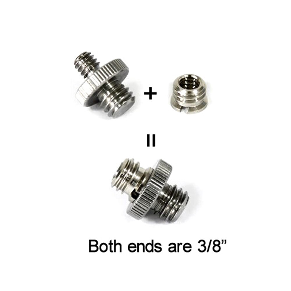 SmallRig 1/4" To 3/8" Screw Adapter (5-Pack) – Model 1610 – Stainless Steel & Zinc Alloy