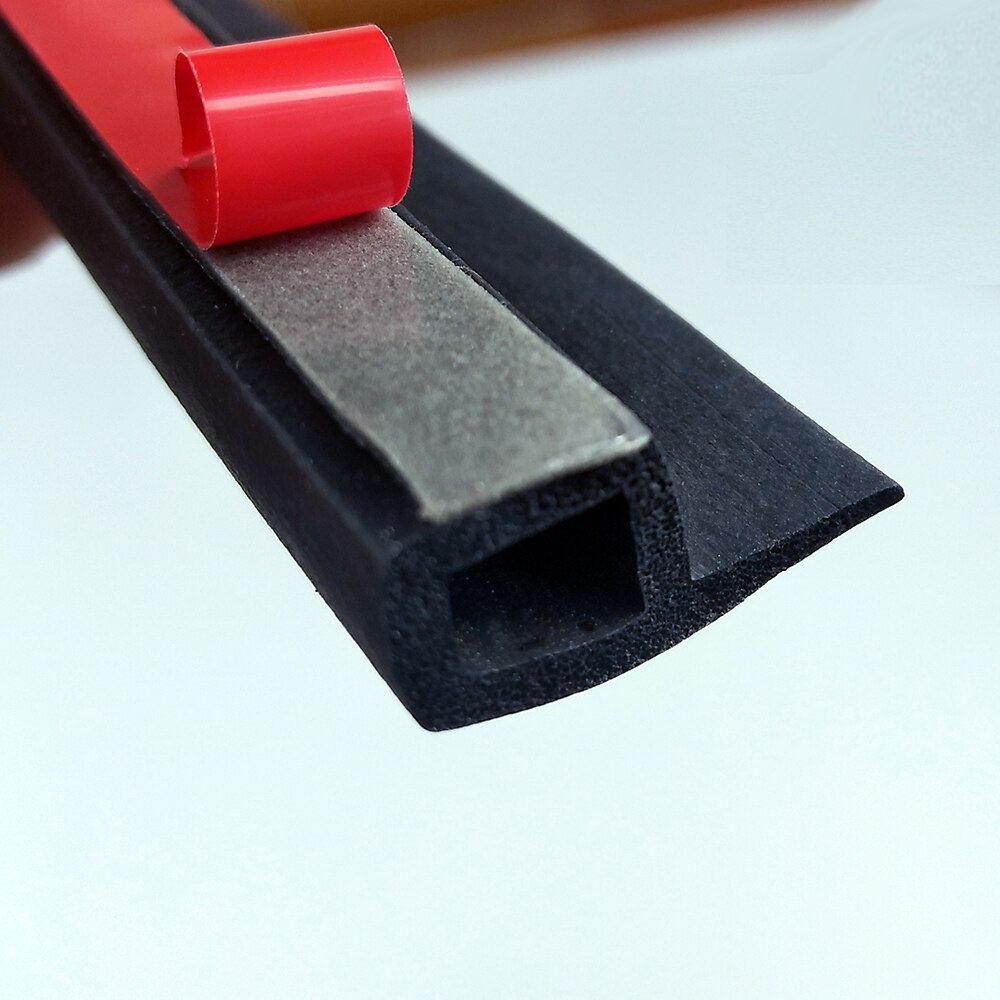 Tira de sellado para coche en forma de P, tira de sellado para puerta de coche, antipolvo, goma, aislamiento acústico, tipo P, burlete, sellos de goma para puerta