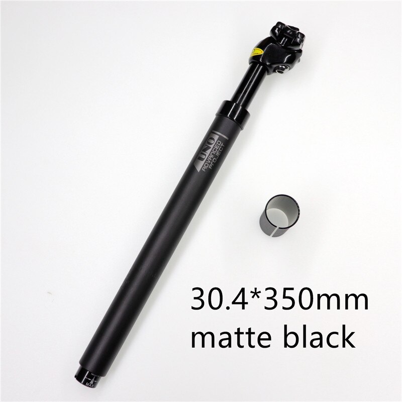 Zadelpen 1 stuk fiets zadelpen vering schokabsorberend MTB bergdemping ultralicht 26,8 27,2 mm 28,6 30 30,4 30,9 31,6 mm fiets zadelpen (kleur: zilver 33,9 shim