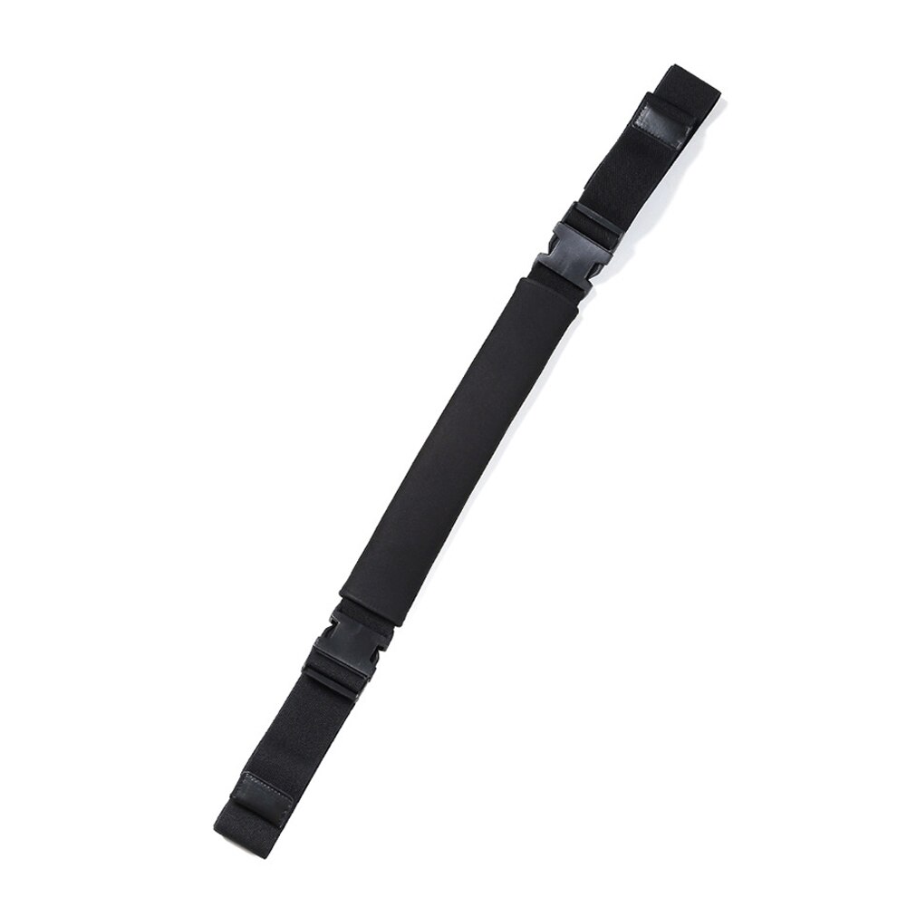 Stretch Splits Leg Yoga Belt Resistance Band Training Adjustable Length Portable Elastic Fabric Bodybuilding With Buckle Sports: Black