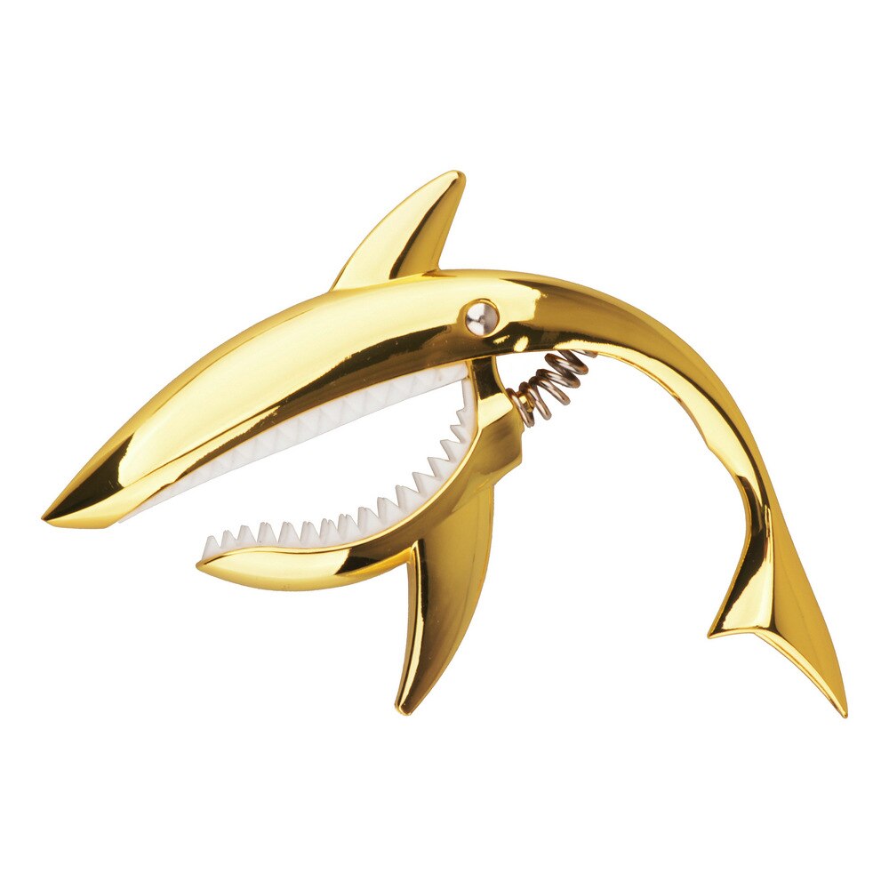 Shark Guitar Capo Funny Zin Alloy Quick Change Clamp for Acoustic Electric Guitarra Bass guitar bridge guitar strings: C