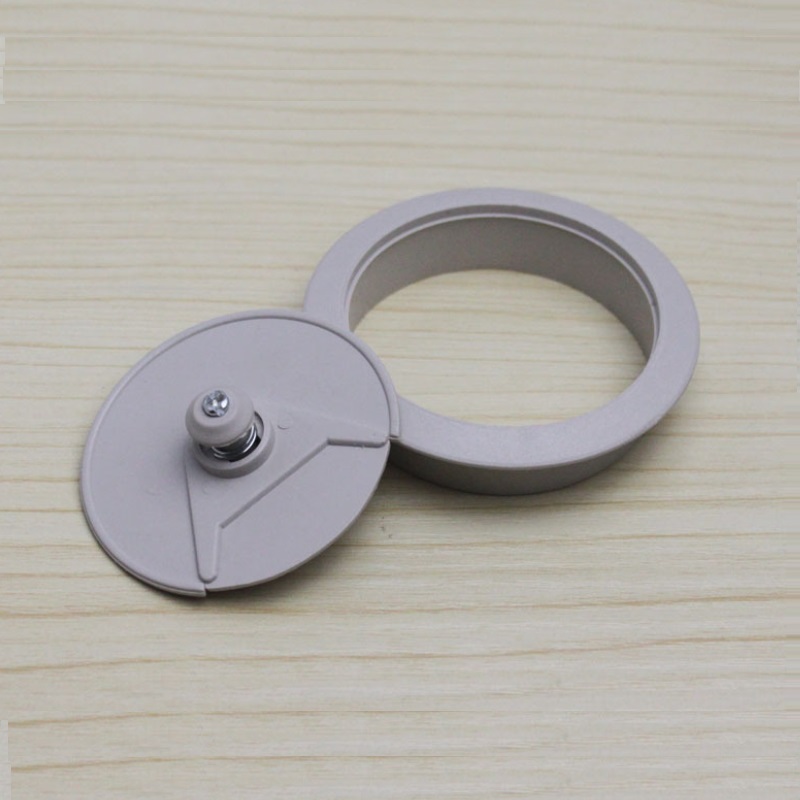 10 st / parti 60mm 53mm 50mm datorer skrivbord genomföring bord kabel kabel utloppsport yta trådhål lock