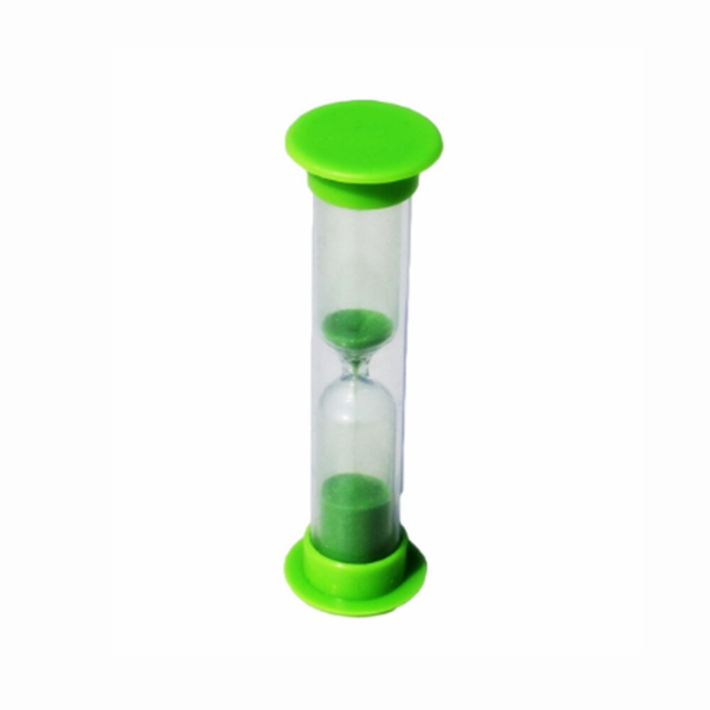 Kleurrijke Zandloper Zandloper Zand Klok Timers Keuken Koken Zand Timer 30 Seconden/1/2/3 Minuten Kinderen Desktop timer: Green / 3min
