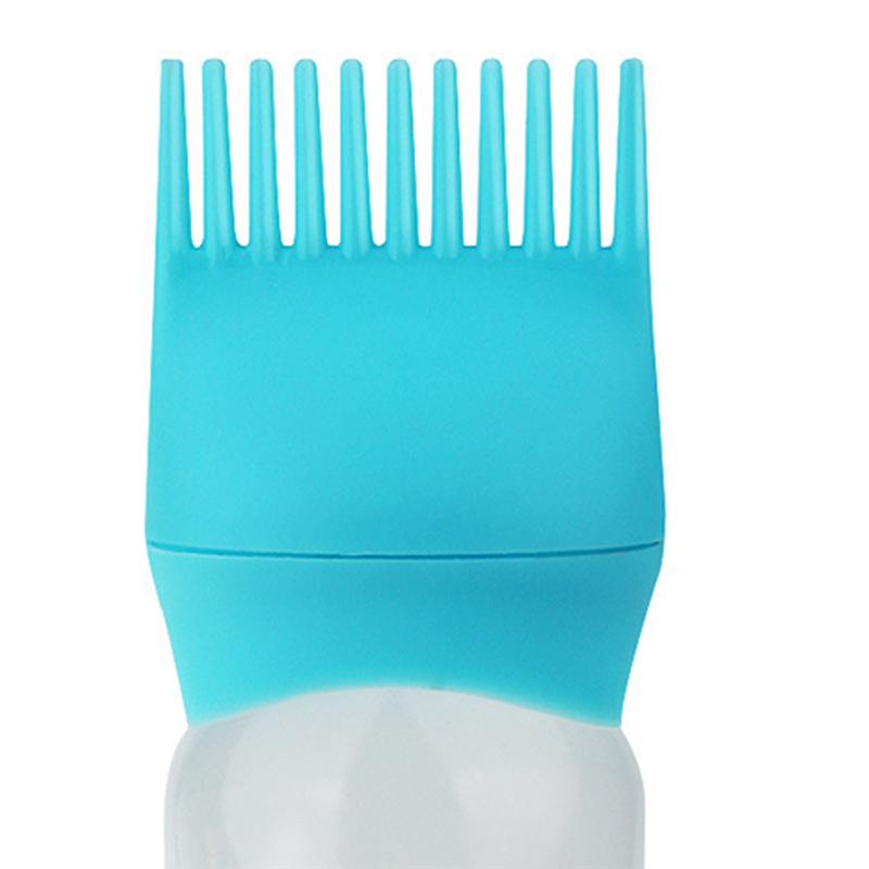 3 stk plastik farve shampoo flaske olie kam 170ml hårværktøj hårfarve applikator børste flasker styling værktøj hårfarvning