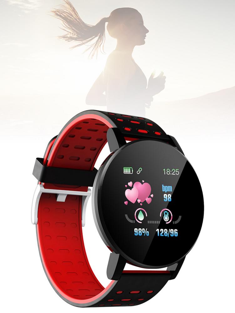 Sport smart ur puls smart armbånd med high-definition touch screen  ip67 vandtæt fitness multisport ur