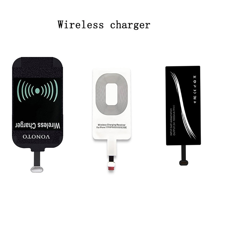 QI kabellos-LADEGERÄT Für Iphone Android Mikro USB Typ-C Universal- Ladegerät Adapter Ladung Wiege Empfänger