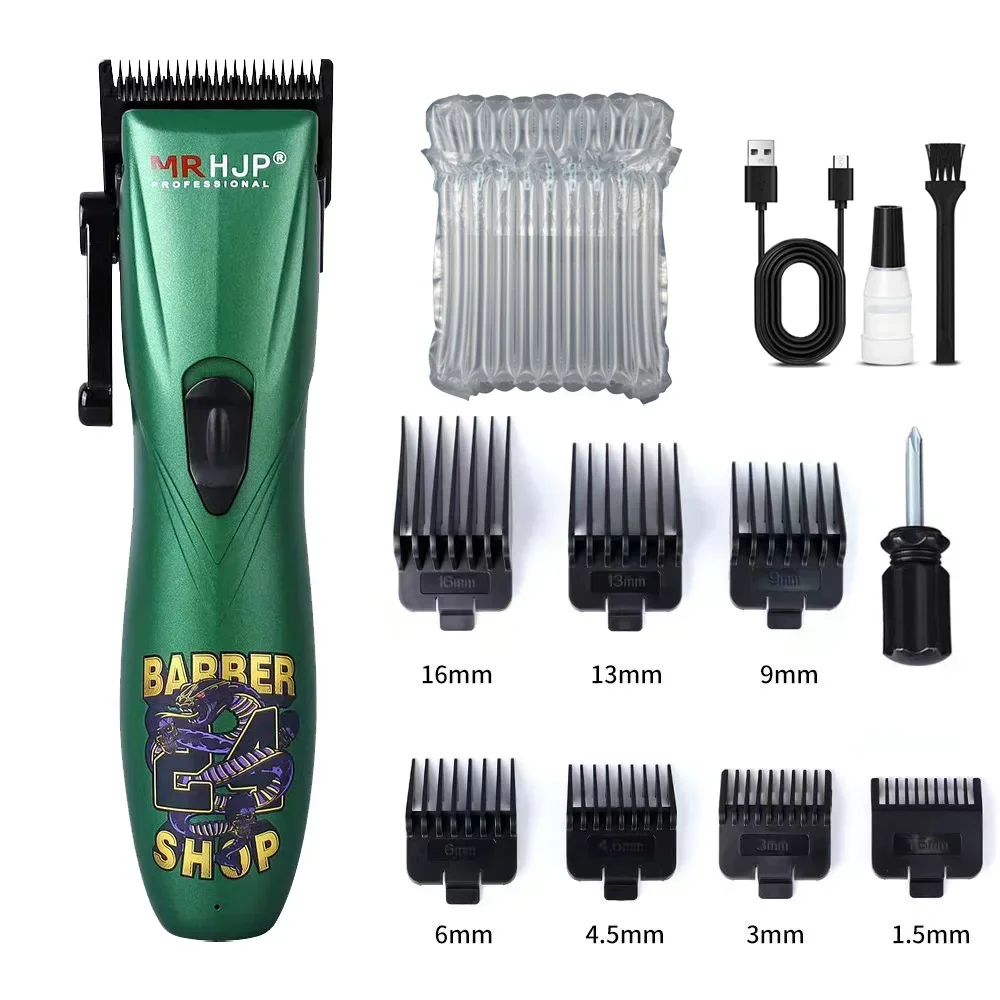 D9- gravur-ölkopf-haarschneider, spezial-friseursalonklinge aus dlc-beschichtetem kohlenstoffstahl, 7000 u/min elektrischer haartrimmer: Blau