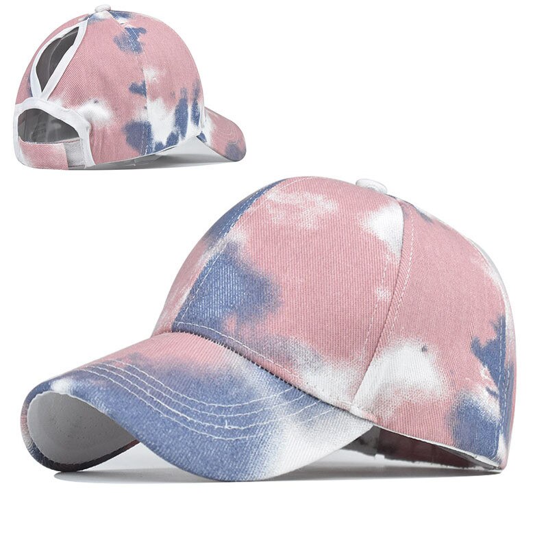 Unisex Tie-gefärbt Sonne Hut Männer Frauen Einstellbare Baseball Cap Hip Hop Hut Бейсболка Кепка Мужская Sport Caps In sommer: C