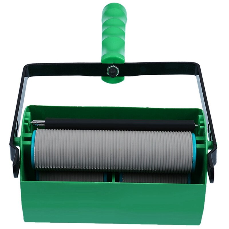 Double Color Wall Decoration Paint Painting Machine For 7 Inch Roller Brush Green Tool