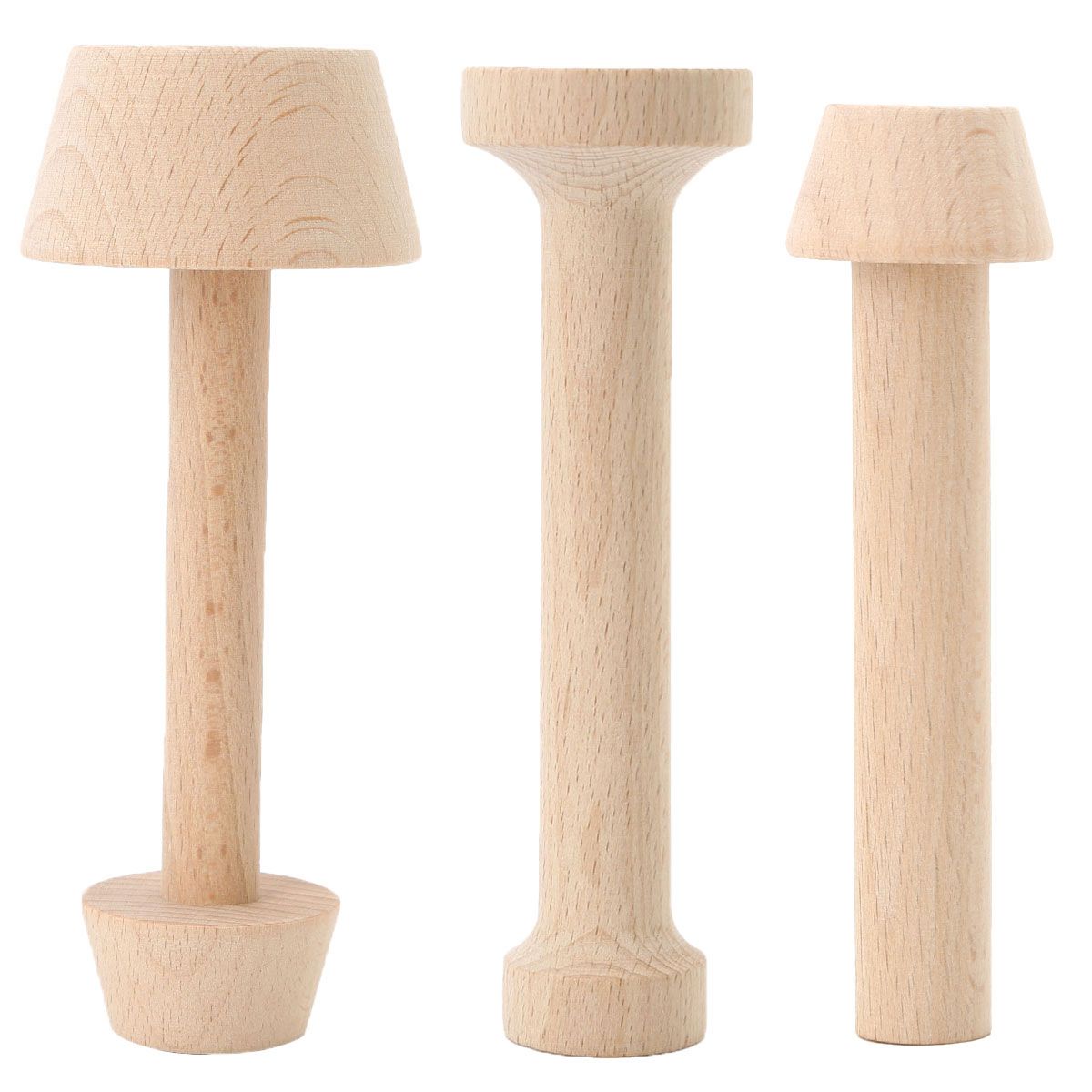 Kitchen Pie Egg Tart Pusher Wooden Double Sided Portable Tart Tamper Pastry Tools Dough Press Eggtart Mold: army green