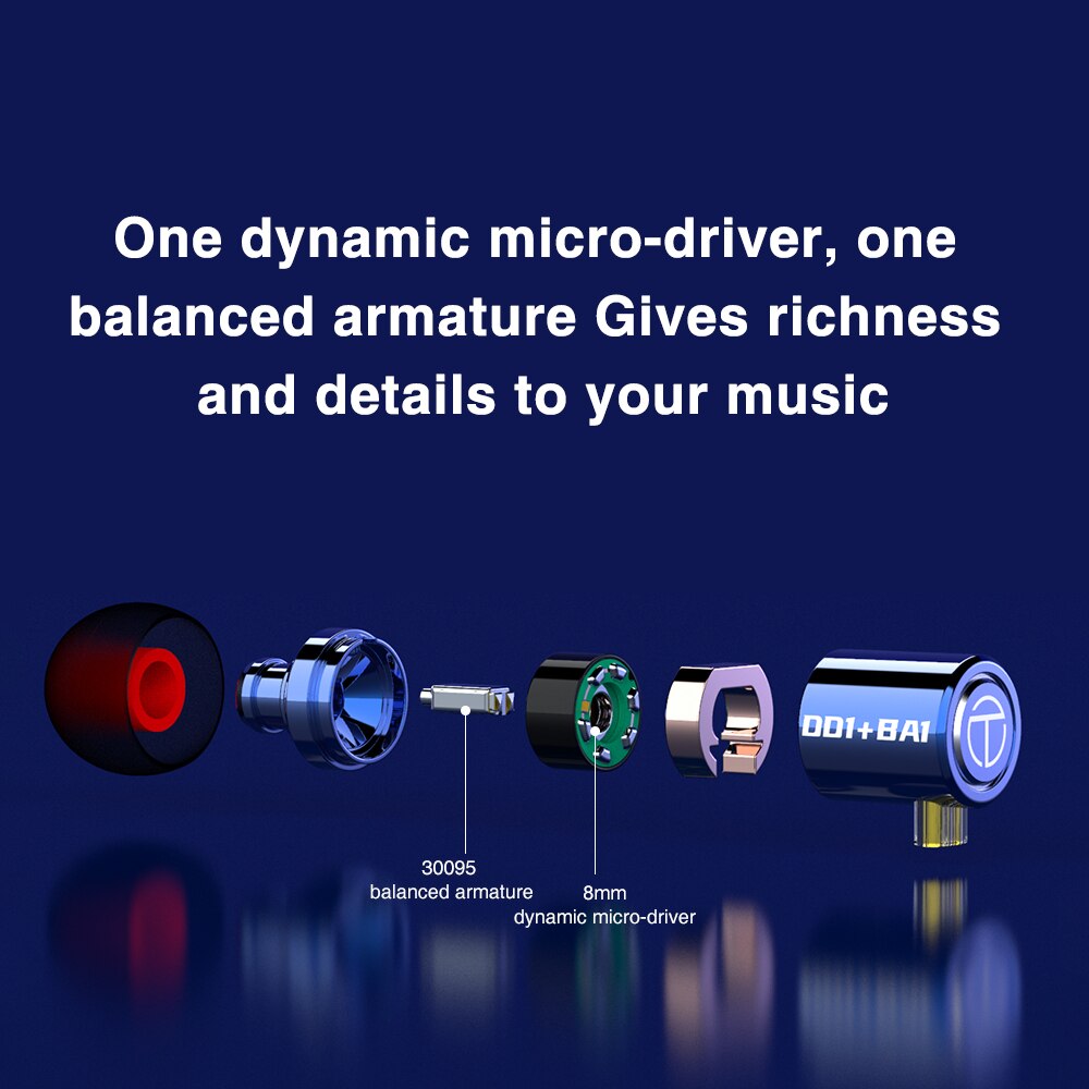 Nuevos auriculares hibridos TRN M10 1BA 1DD TRN, auriculares HIFI, auriculares para Monitor de oido, auriculares V90 VX V80