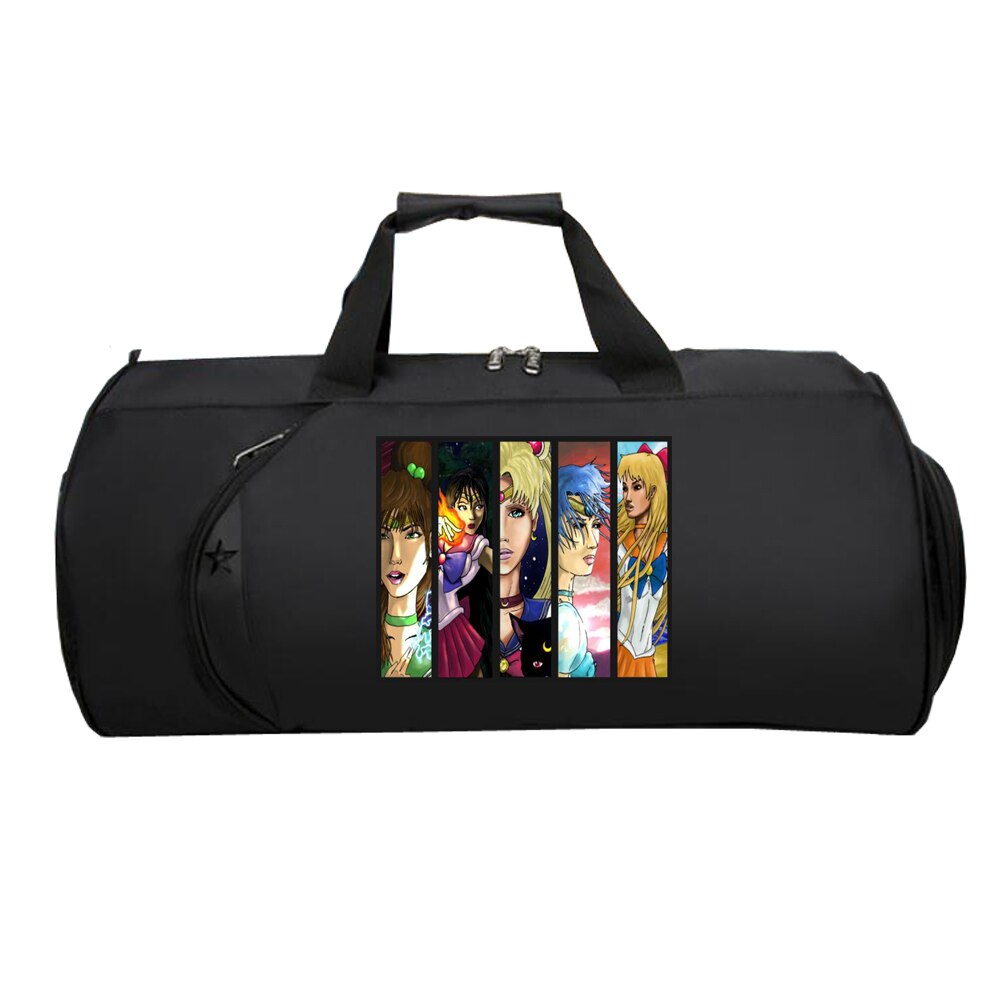 Bolso de viaje para hombre, Maleta de equipaje, bolso grande de hombro multifunción grande para aficionados al anime Sailor Moon de dibujos animados: 05