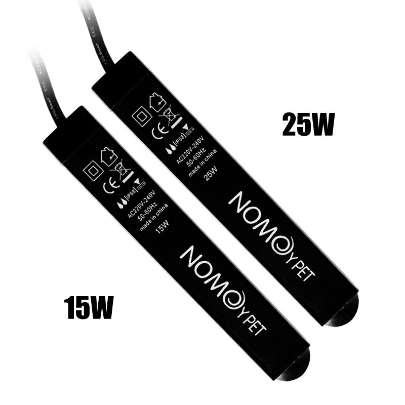 NuoNuoWell 15 Watt/25 Watt Aquarium Mini Heizstab Aquarium Schildkröte 25-28 Grad Automatische Konstante Temperatur tauch Heizung