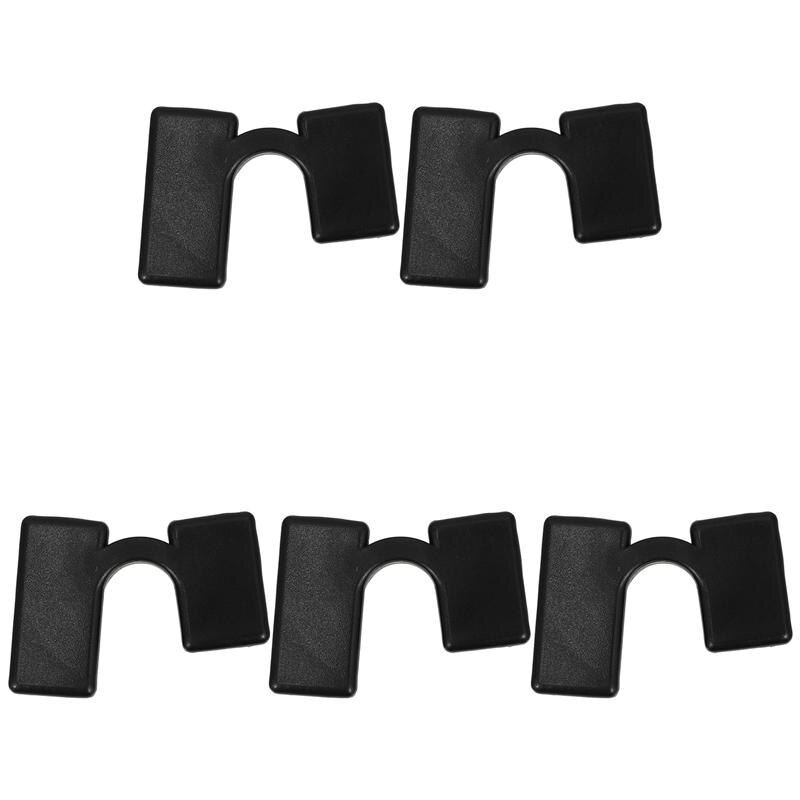 5pcs Plastic Chopstick Clips Reusable Chopsticks Aid Training Covers Holders Chopstick Holder Chop Stick Clamps: black
