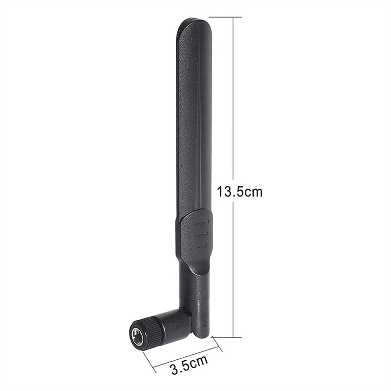 Antena wi-fi de banda dupla, 4 unidades, 2.4ghz 5ghz 5.8ghz 8dbi mimo RP-SMA antena masculina para roteador wi-fi placa de rede sem fio