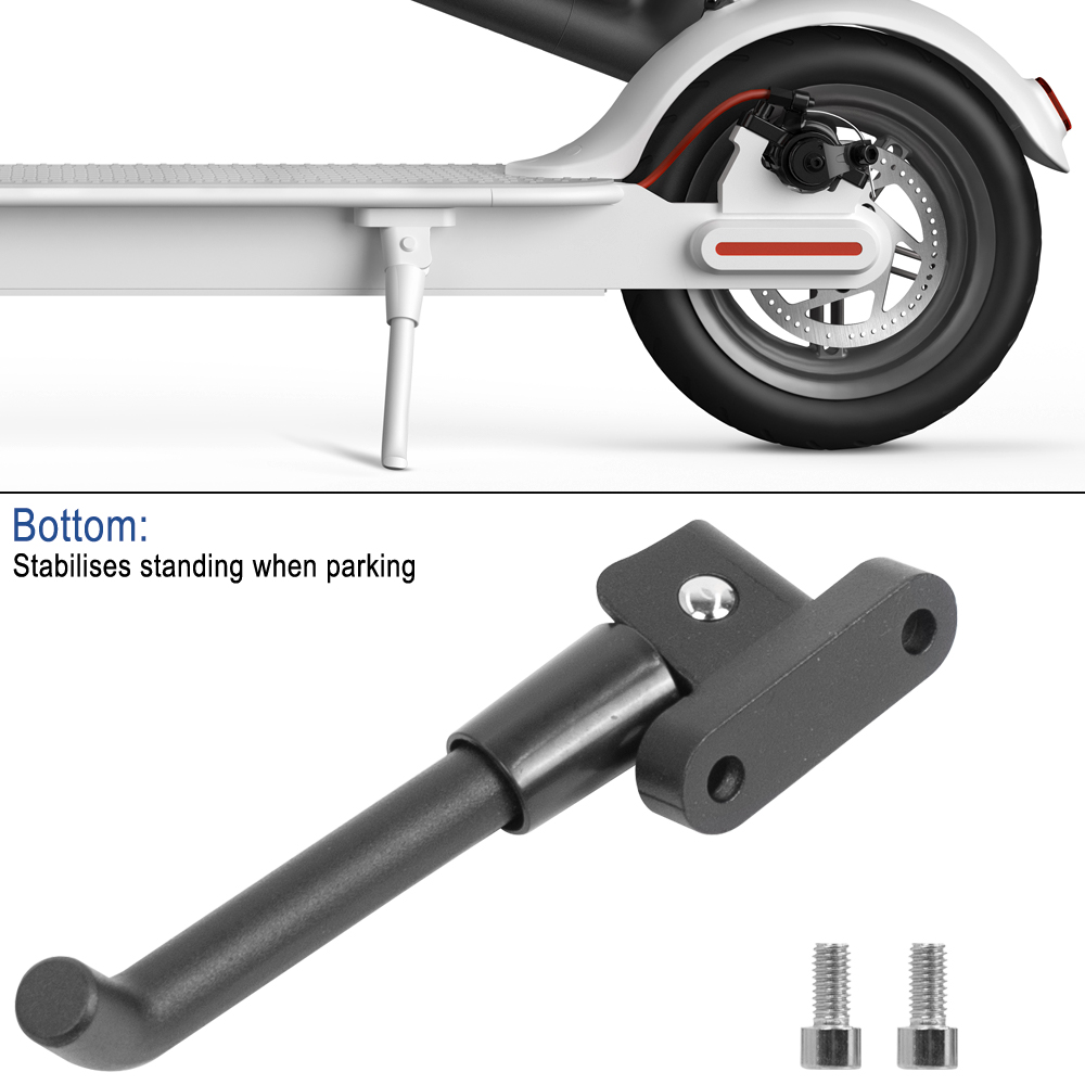 Uitgebreide voetsteun voor Xiaomi M365 Pro elektrische scooter 10 inch band zijparkeerstandaard standaard steunbeugel accessoires