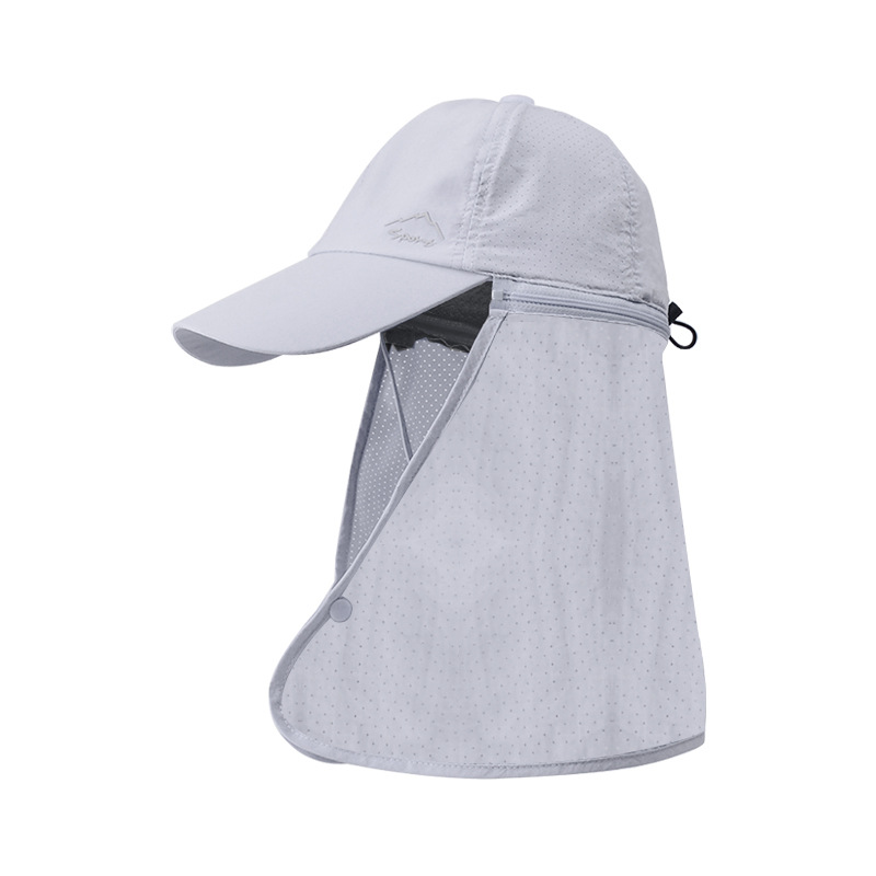 Gorra de pescador con protección UV para hombre, gorro de pescador de secado rápido para senderismo al aire libre, sombrero de cubo extraíble para el sol, bufanda de Panamá