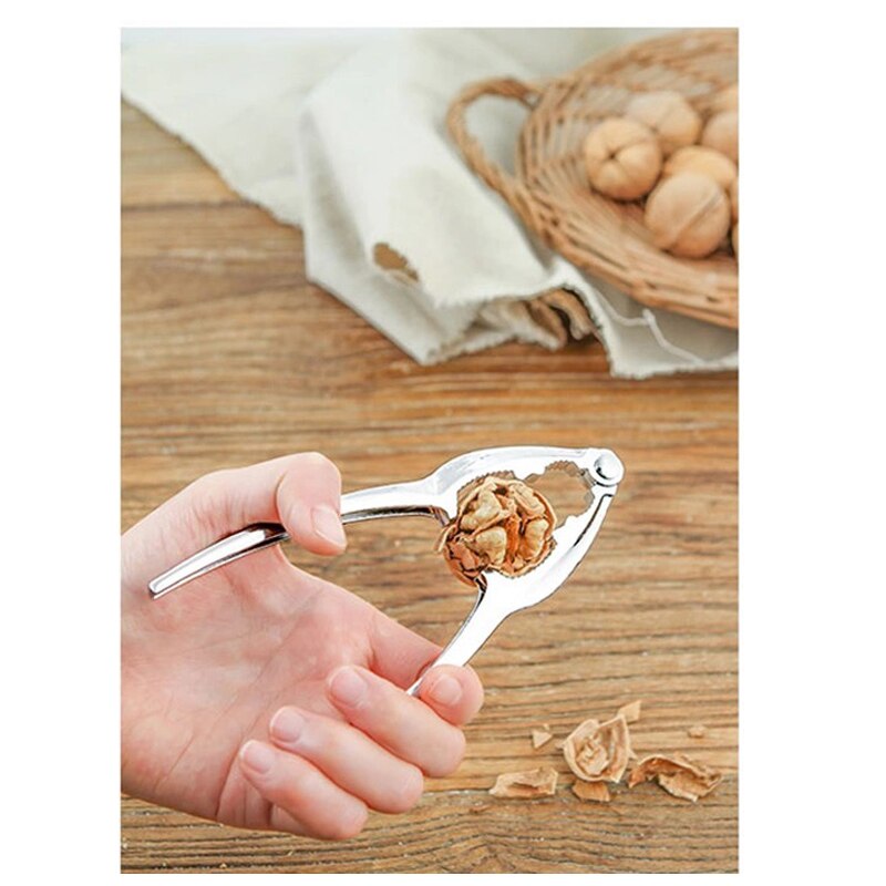 Walnut Clips Pine Nut Nutcracker Home Nutcracker Nut Cracker Walnut Plier Nut Opener Sturdy Shell Remover Zinc Alloy