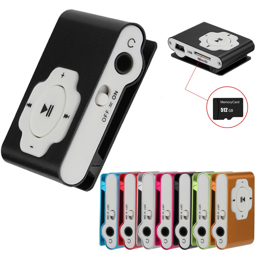 Mini reproductor de Mp3 Usb portátil, compatible con tarjeta Micro Sd, Tf, 32gb, deporte, música, multimedia, Mp3, Bluetooth, Radio, Fm, Usb, reproductor de Mp3