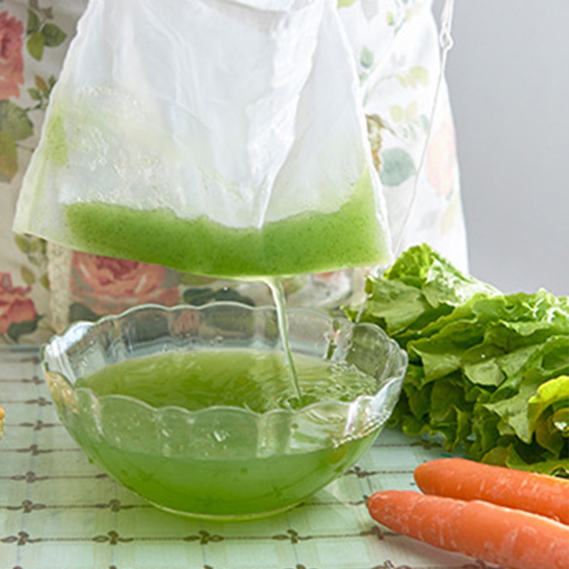 Genanvendelig 160 mikron mad frugt filterpose møtrik mælkepose presse juice gitter filter sigte rå suppe madkvalitet filterposer