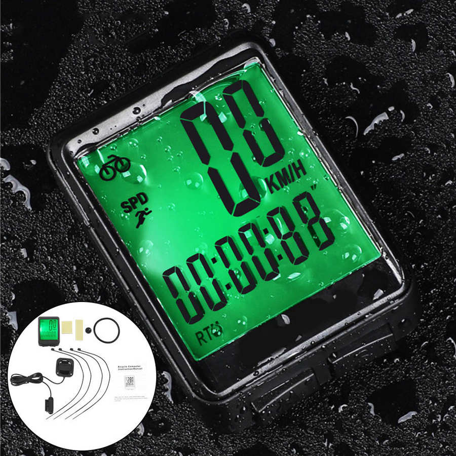 Compteur GPS filaire pour vélo vtt, compteur de vitesse numérique, odomètre, écran LCD, VTT, étanche, pour cyclisme