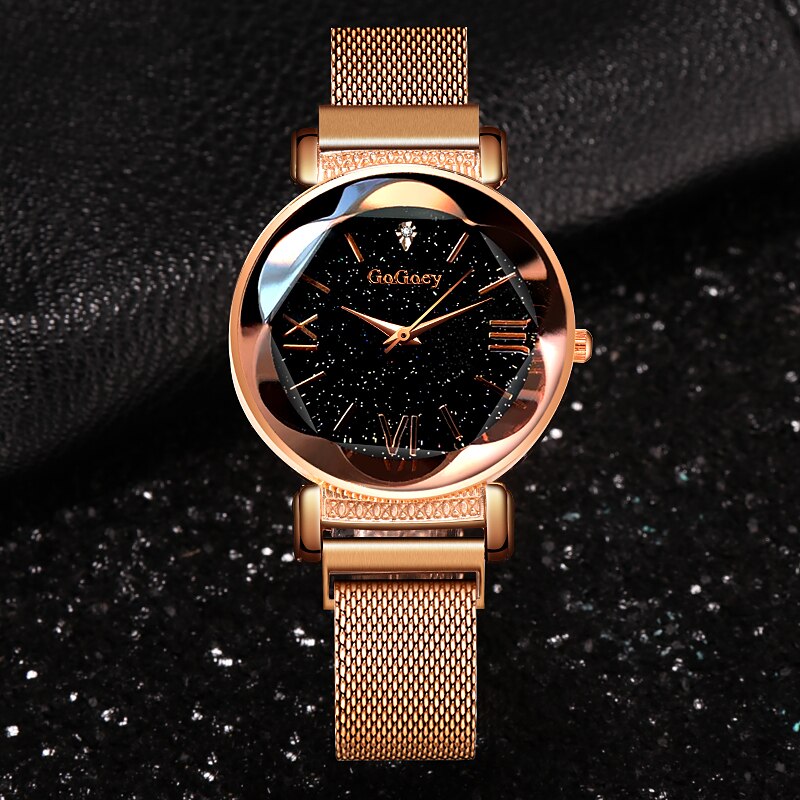 Gogoey vrouwen Horloges Sterrenhemel Zegarek Damski Rose Gouden Armband Dames Horloge Vrouwen Luxe Klok Vrouwen bayan kol saati