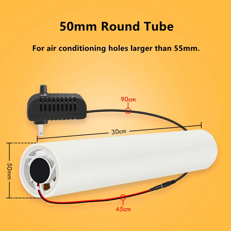 12 V Kanalventilator, 32 Mini-Mikro-Belüftungs-Abluftventilator, 50 mm Durchmesser, kleines Klimaanlagenloch, DC-Abluftventilator: dunkel khaki