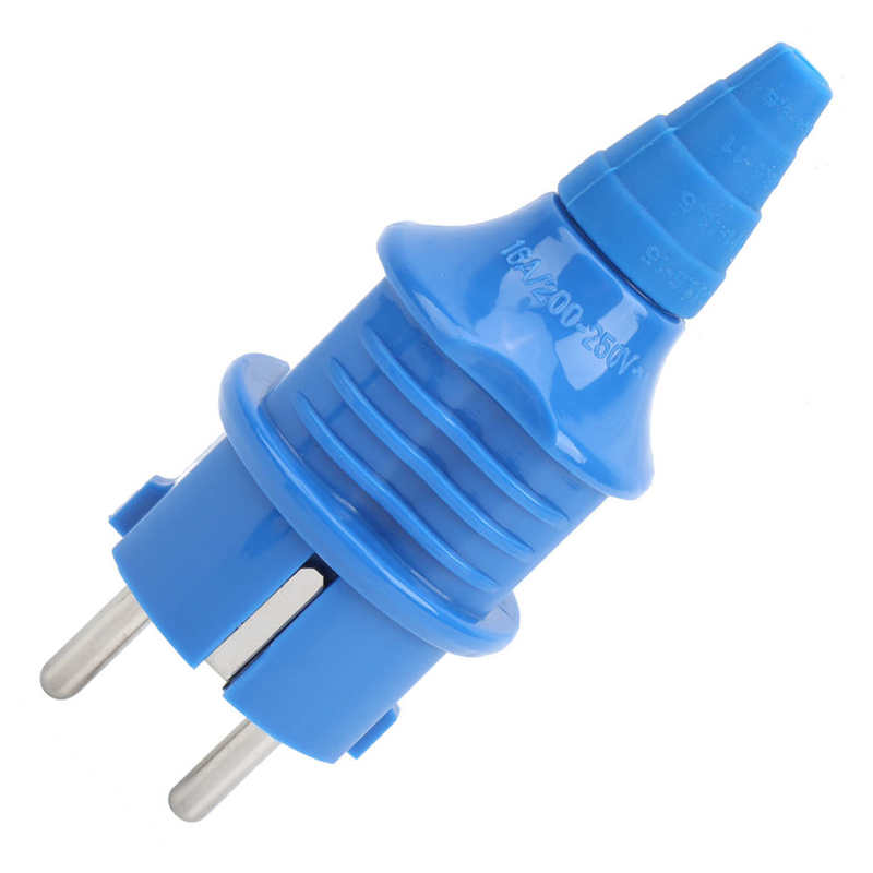 AC220V 16A Plug European/ French Power Socket Waterproof Industrial Plug Connector