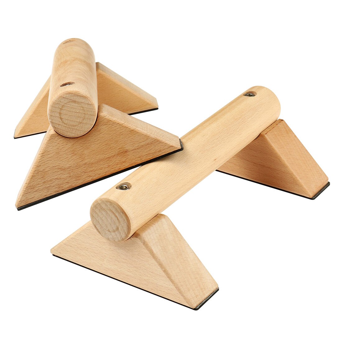 Fitness Push-Ups Gymnasium Exercise Training Chest H-shaped Wooden Calisthenics Handstand Parallel Rod Double Rod Gym Equipment