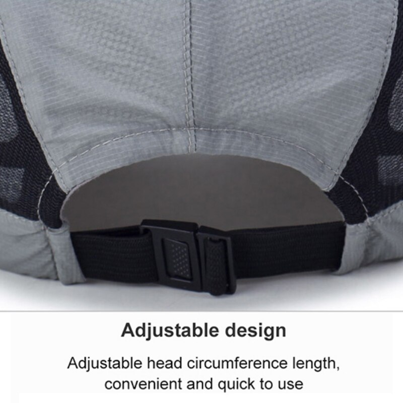Men Tennis Cap Outdoor Quick-Drying Lightweight Sunproof Visor Caps Sport Cool Summer Running Baseball Mesh Hat