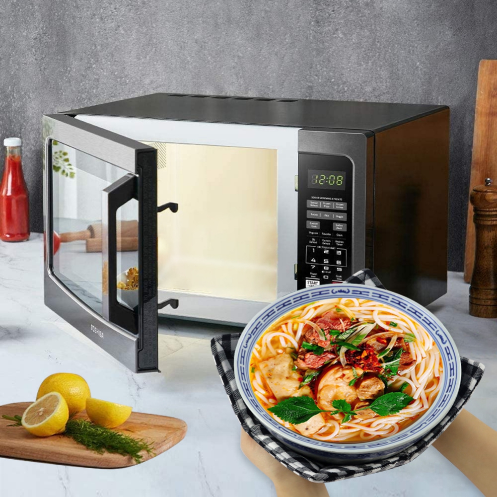 Bowl Huggers Microwave Safe Bowl Holder to Keep Your Hands Cool Heat Resistant Bowl Cozies For Soup Rice Pasta Bowl