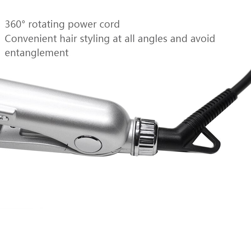 Hoge temperatuur brede platen keratine stijltang stylingtool titanium stijltang stijltang (eu-stekker)