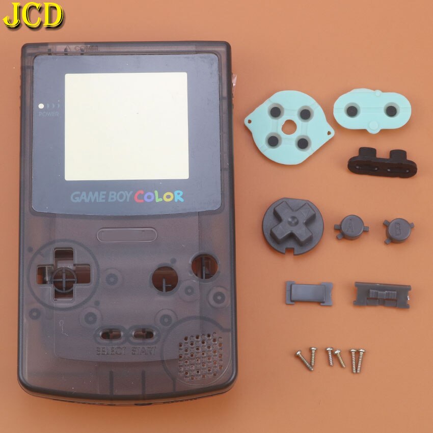 JCD 1PCS For Nintend GameBoy Color Game Replacement Case Plastic Shell Cover for GBC Console Full Housing Case: K