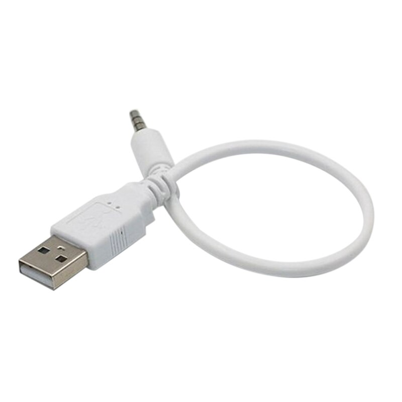 3.5mm Jack to USB 2.0 Data Sync Charger Transfer Audio Adapter Cable cord for Apple iPod 3rd 4th 5th 6th