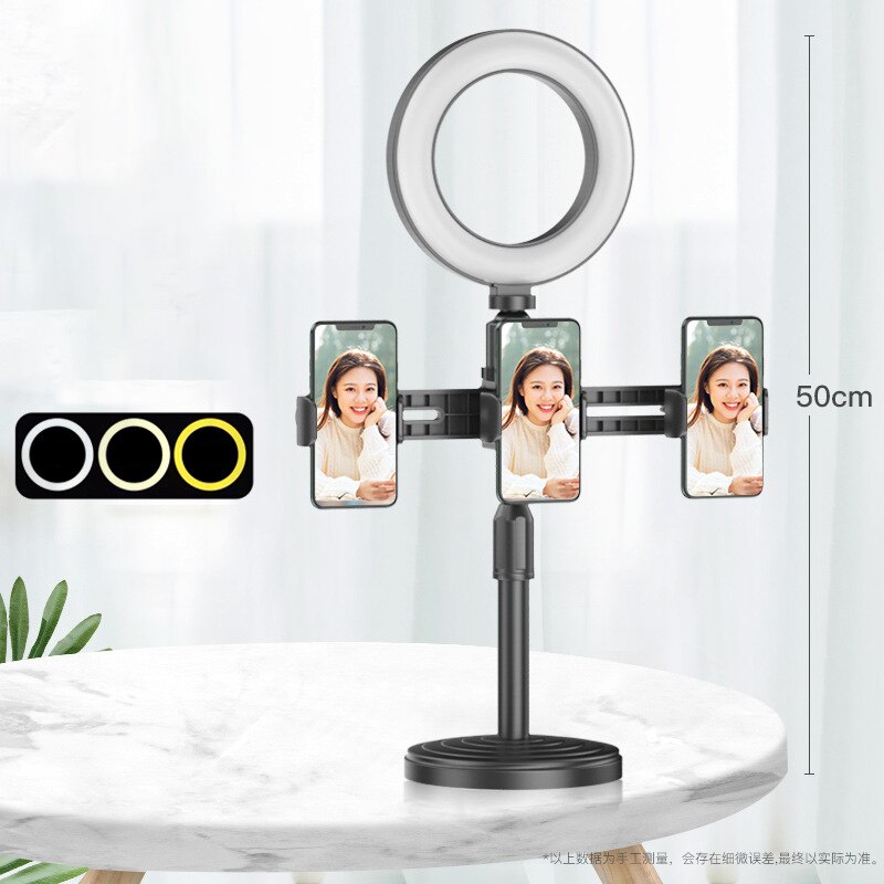 Live Standee 3 Seats Adjustable Live Stand Right Lights Mobile ... – Vicedeal