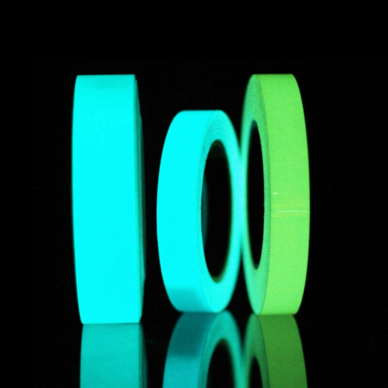 PVC luminoso fluorescente nocturno autoadhesivo que brilla en la oscuridad pegatina cinta seguridad de seguridad para hogar calcomanía de advertencia de coche cinta DIY tira