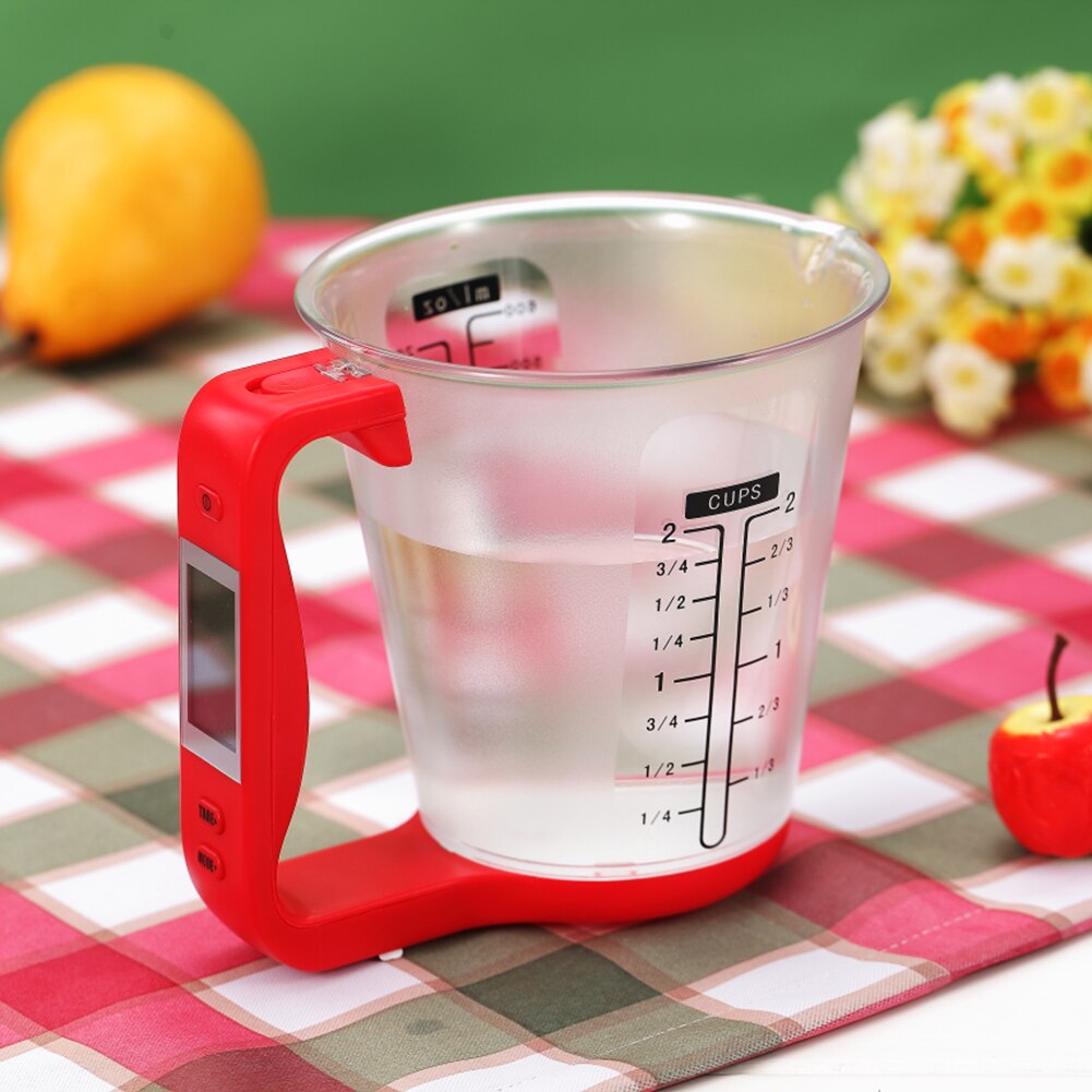 Kitchen Scale Enduring Food Scale Digital Beaker Libra Tools Electronic Weigh Temperature Measurement Cups Scales