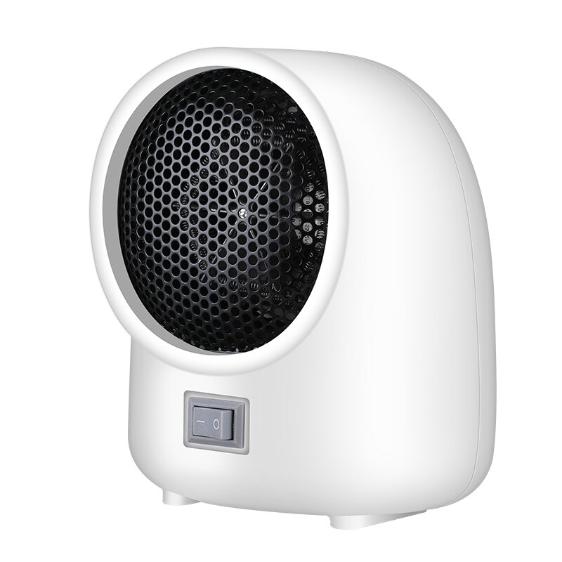 Draagbare Elektrische Kachel Ventilator Huishoudelijke Indoor Kachel Draagbare Mini Desktop Air Heater Winter Kachel Ventilator Elektrische Kachel: WHITE