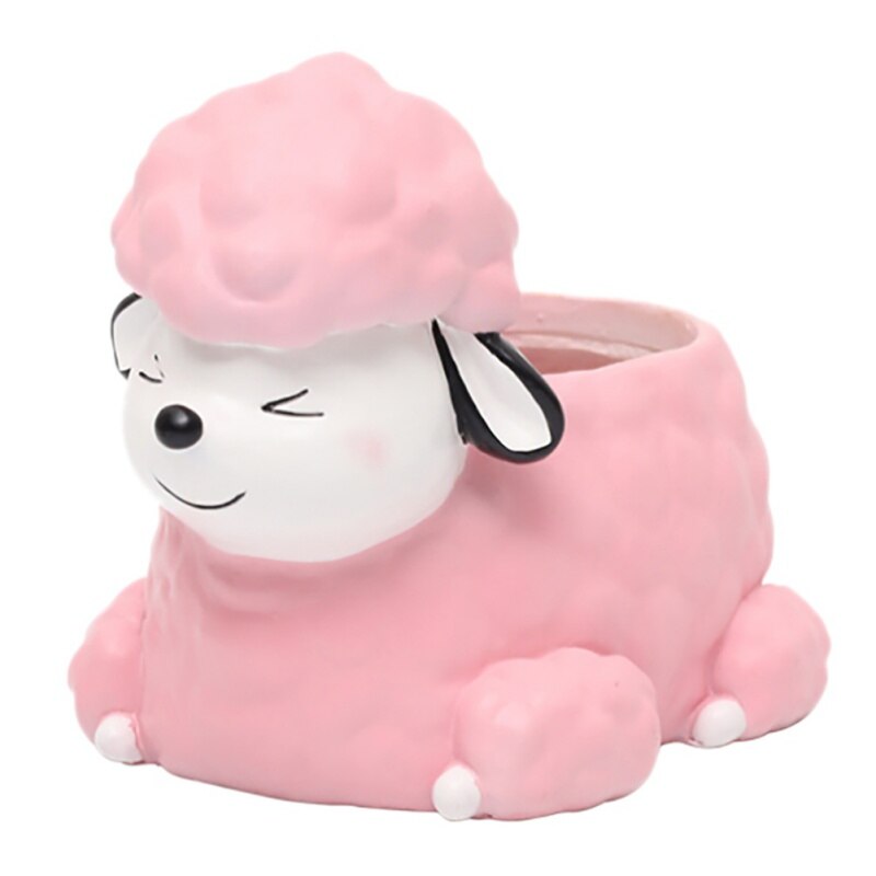 Duurzaam Vetplant Pot Leuke Dier Bloem Planter Bloempot Creëren Huis Tuin Bonsai Potten Woondecoratie: A8