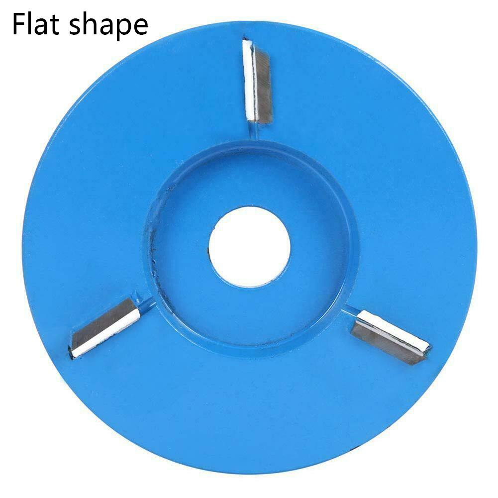16mm Alésage Fraise 3 Lames Bois Façonnage Disque Puissance Bois Disque À Découper L&#39;ouverture Meuleuse D&#39;angle Fixation Outils de Menuiserie: flat