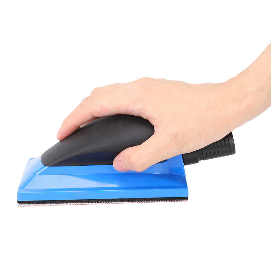 Dust Extraction Sanding Sponge Block Manual Dust Free Grinding Block Flocking Sandpaper with Hook and Loop
