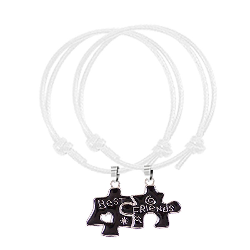 neue Männer Und Frauen Freundschaft Armbinde Besten Freund BFF Anhänger Puzzle knapp Hand Kette Frauen Schmuck: SL219-B