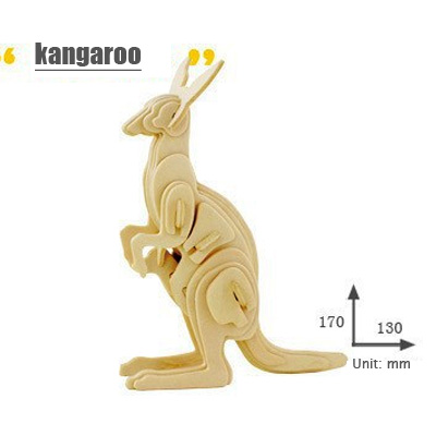 3d three-dimensional wooden animal jigsaw puzzle toys for children diy handmade wooden jigsaw puzzles Animals Insects Series