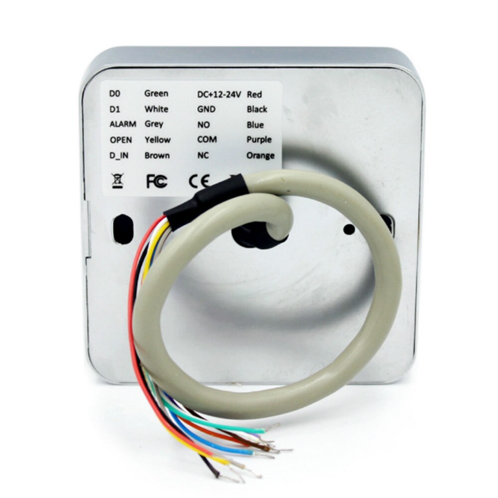 Square Access Control Keypad with RFID Card Reader